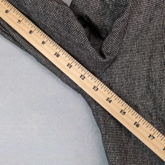Vtg Umberto Ginocchietti Italy Blazer Jacket Women's US 6 Black Tweed Wool Blend - Picture 10 of 10